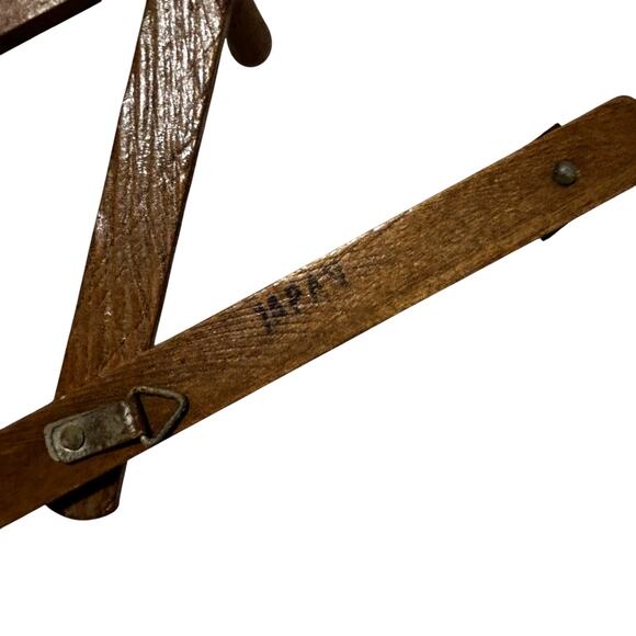 Unique small peg rack wood wooden Japan wall hanging 6-peg v-shaped expandable - Picture 6 of 9